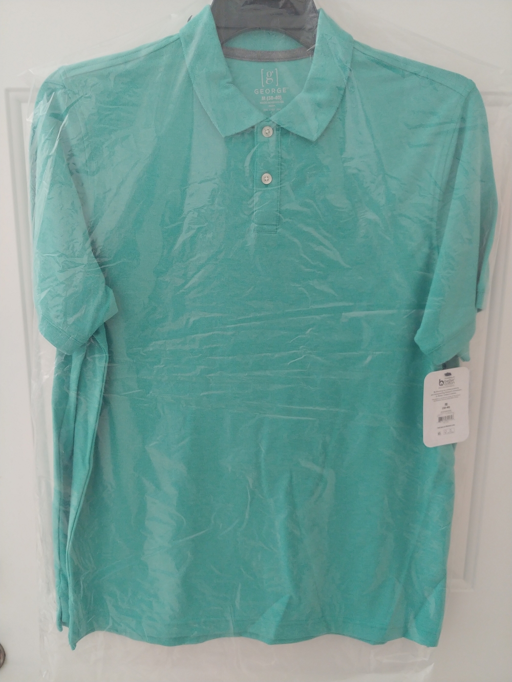George Men’s Polo Shirt - Aqua